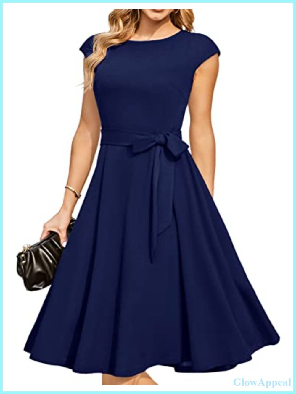 Nylon Spandex A-Line Cocktail Dress Cap Sleeve Wedding Guest